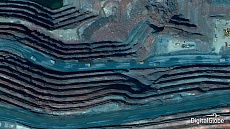 Super Pit gold mine, Kalgoorlie, Western Australia, December 2014. WorldView-3 satellite ©DigitalGlobe